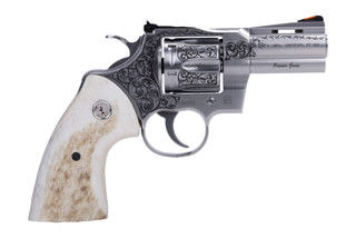 Colt Python .357 Magnum revolver with engraving.